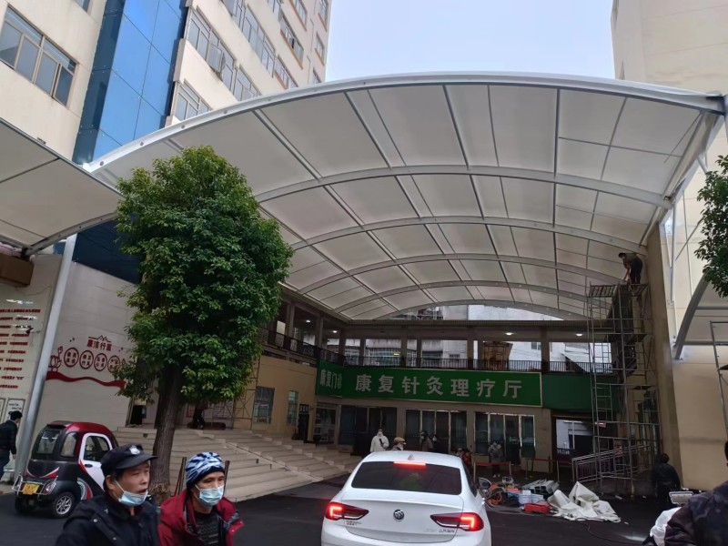 2026北仑区膜结构车棚选哪家？源头厂家定制汽车充电桩停车棚-2